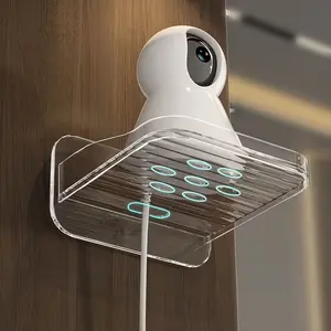 One Piece Wall-Mounted Storage Rack, Home Organizer Hook, Nail-Free Design, Hole-Drilled, No Surveillance Function, Indoor Outdoor Multi-Purpose Organizer