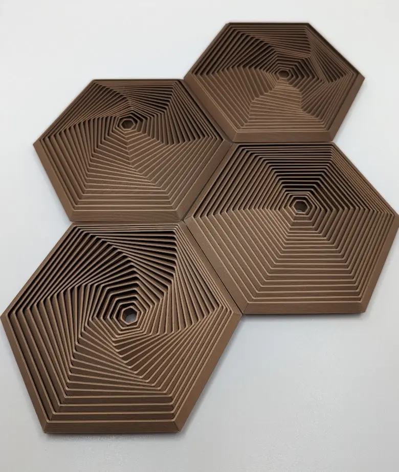 Geometric Fidget Coasters Abstract | Stress Relief | ADHD