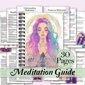 Ultimate Meditation Guide & Practice Manual, Mindfulness, Breathing Techniques, Chakra Balance, Inner Peace, Tm Script, Daily Practices