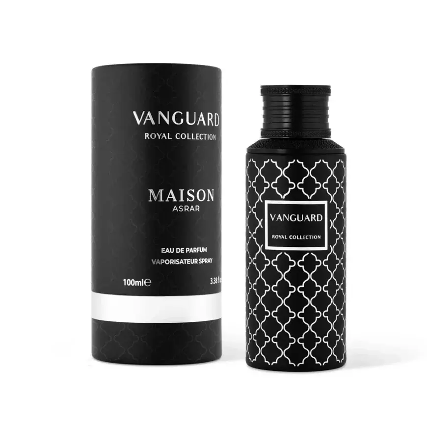Maison Asrar Vanguard Royal Collection Unisex Eau de Parfum Chypre Leather Pineapple Cedarwood 100ml