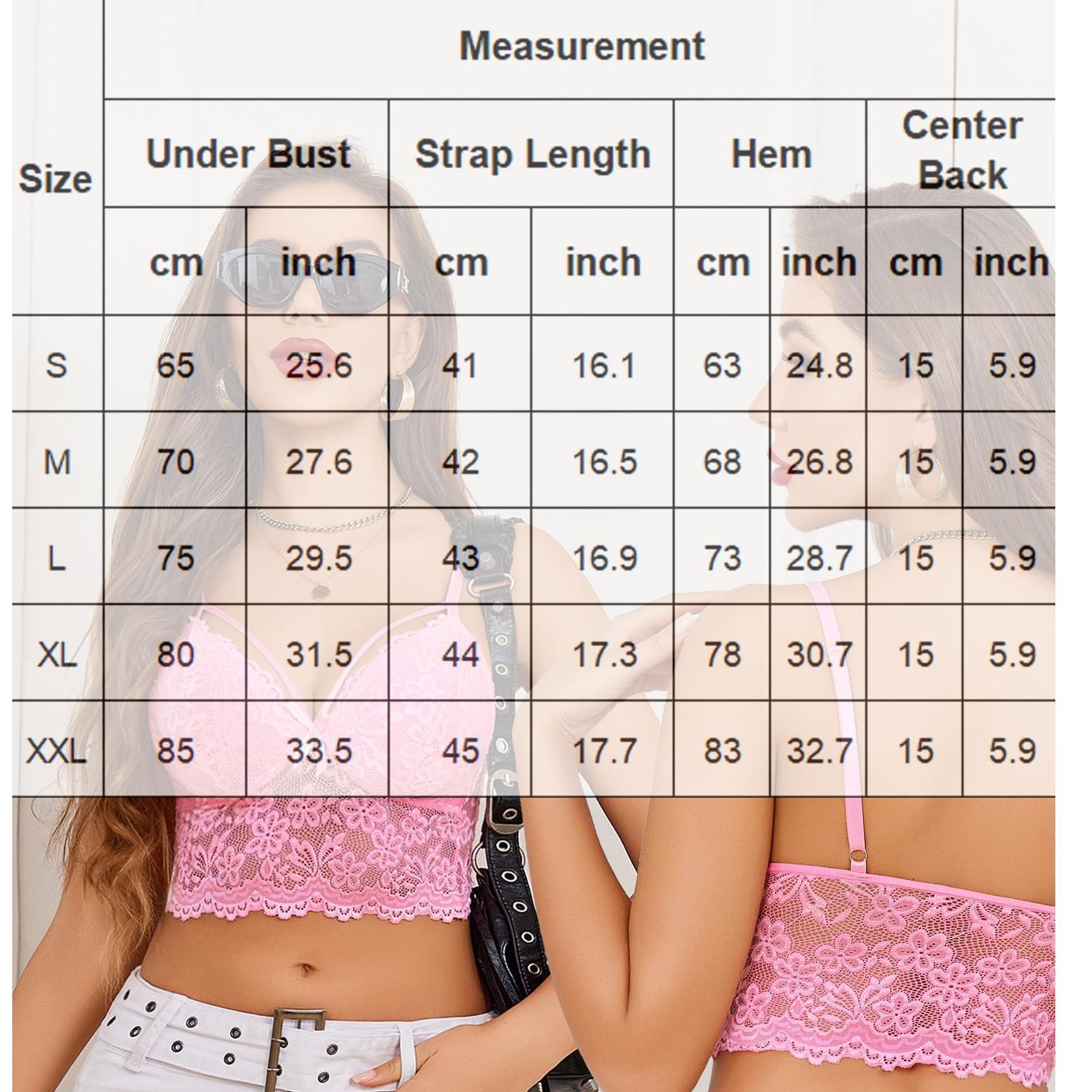 Avidlove Lace Bralette for Women Lingerie Spaghetti Adjustable Strap Tank Camisole Crop Top