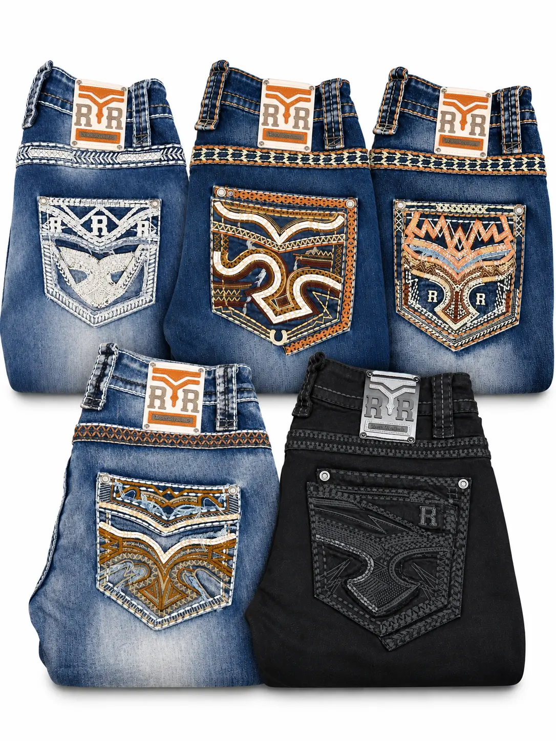 RR-Straight Fit Jeans