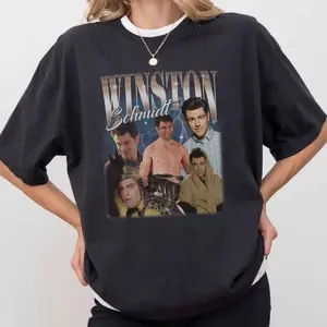 Winston Schmidt College Selfie T-Shirt | Vintage New Girl Movie Shirt | Nick and Schmidt the Pepperwood Chronicles Gift Merch