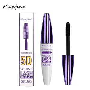 MAXFINE 5D Three-Dimensional Mascara Set, Long-Lasting Base, Smudge-Proof, Lengthening, Curling, and Styling