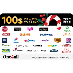 One4all Ultimate Holiday eGift Card | Holiday Gift for Many Brands