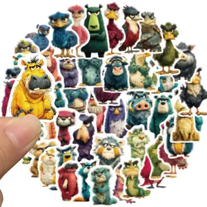 Stickers for Kids, 50 pcs Water Bottle Stickers for Kids, Cute Animal Vinyl Waterproof Stickers for Laptop Computer, Kawaii Stickers for Boys Girls Teachers Classroom Prizes for Students