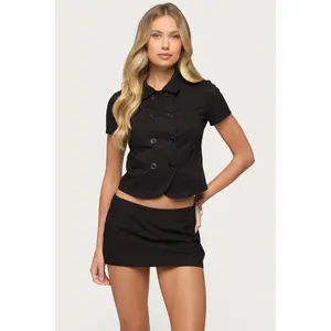 Pilar Short Sleeve Cotton Trench Shirt