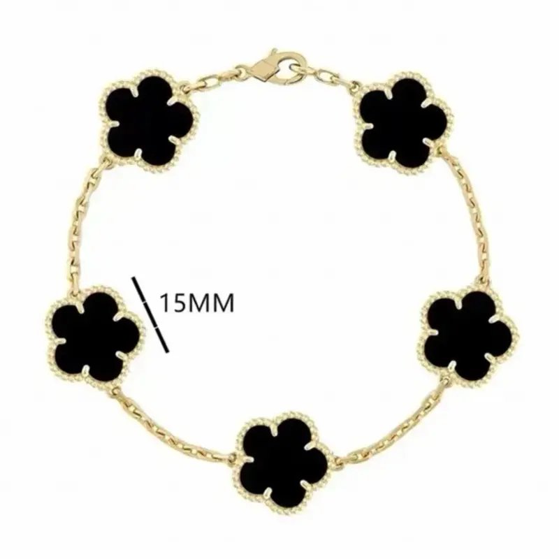 Designer Bracelet Women Bracelet Designer Plated Gold Bracelet White Shell Agate Charm Luxury Bracelet