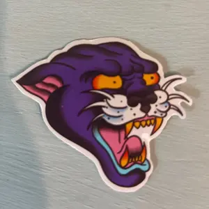 Purple Panther Sticker