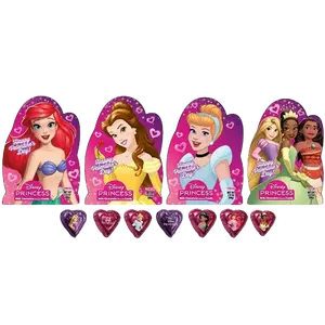 Disney Princess Valentine's Hearts 2.5 oz. Bag