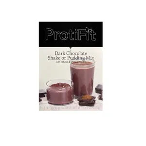 PROTIFIT - High Protein Pudding/Shake Mix, 15g Protein, Low Calorie, Low Fat, Low Carb, Aspartame Free, GLP-1 Compatible, Ideal Protein Compatible, Meal Replacement, 7 Servings Per Box (Dark Chocolate)