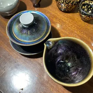 Master Xiu, Master Jian Zhan, Handmade Tea Cup Lid Bowl, Fair Cup
