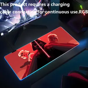 Star Wars  Mouse Pad RGB Rubber Antislip Keyboard Pad 40x90cm  Mousepad Gaming Accessories XXL Office Computer Mat