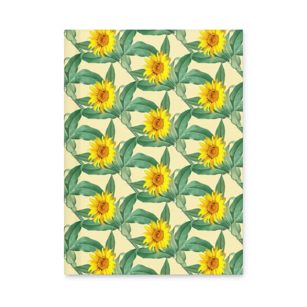 Hardcover journal sunflower