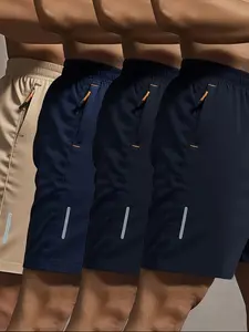Men’s 4-Pack Athletic Shorts — Stylish, casual shorts for running and fitness; breathable and quick-drying—perfect for the beach and outdoor activities