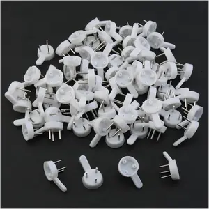 100 Pcs Damage-Free Plastic Wall Hooks for Picture Frames - Ideal for Hardware, Fasteners and Wall Mounting