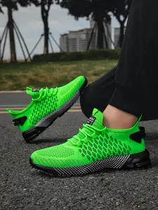 Men's New Lightweight Breathable Sports Shoes, Soft Sole Comfort Casual Running Shoes, Anti-Slip Wear-Resistant Shock Absorption