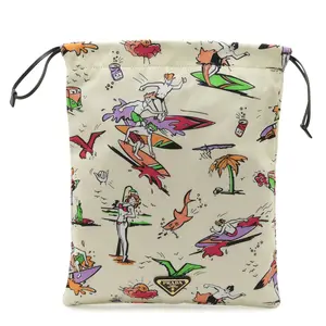 Pre-owned PRADA Nylon Tote Bags Drawstring Multi Pouch