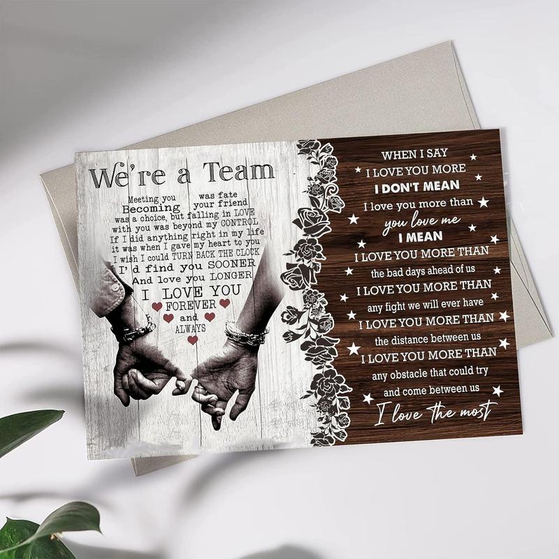 Personalized We're A Team Couple Poster for Him, Her, Husband Wife Christmas Birthday Anniversary Couple Lover Custom Name Poster Canvas Print Wall Art Home Decor Picture for Bedroom LivingRoom