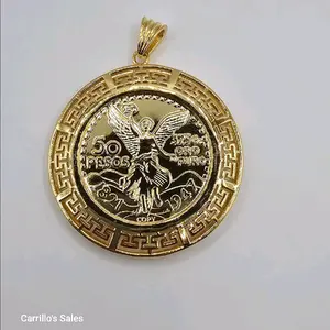 pendant centenario gold plated cute new  style fashion style versa