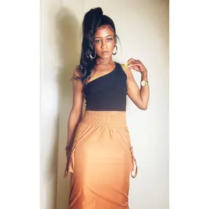 Windbreaker Cargo Maxi Skirt