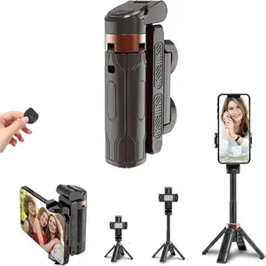 Magic Pocket Mini Selfie Stick, 360 ° Rotation With 5.3 Bluetooth Chip, Camera Phone Selfie Stick, Detachable For Live Streaming