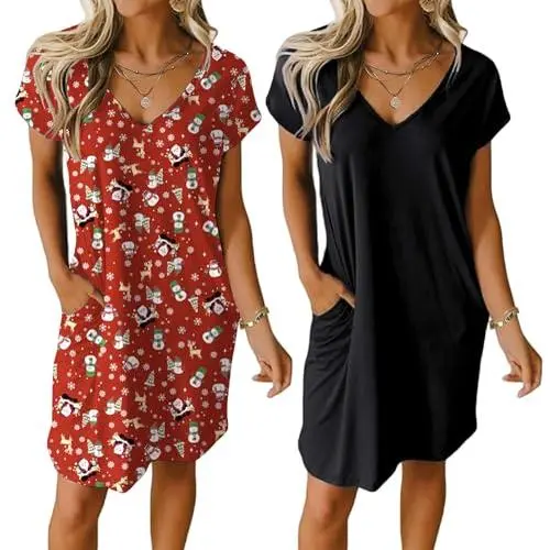 Black+red Christmas Santa