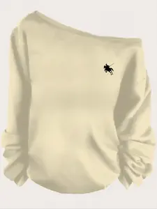 Women's Geometric Print Sexy Casual Loose-Fit Hoodie, Fall Winter Thick Fabric, Stylish Drop Shoulder Design, New Arrival