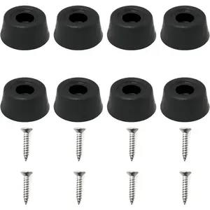 8pcs Billiard Rod Tail Protective Sleeve 27x13mm Durable Rubber Billiard Pool Cue Bottom Tail Protective Cover Case