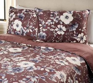 Northern Nights Painterly Floral Comforter & Sham Set- Queen