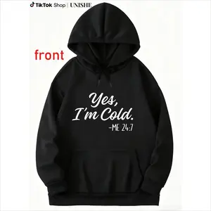Cold Weather Hoodie – Funny 'Yes I'm Cold' Sweatshirt, Cute Winter Gift for Her