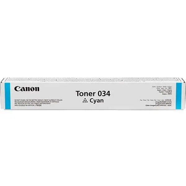 Canon 034 Original Cyan Toner Cartridge