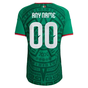 Unisex Football Mexico National Team  2026 Home Replica Custom Jersey - Green