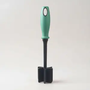 UFORU Meat Chopper with 6-Beveled Blades - 430°F High-Temp Resistant, BPA-Free Food-Grade Nylon Non-Stick Kitchen Tool for Burger, Meatball & Ground Meat Prep