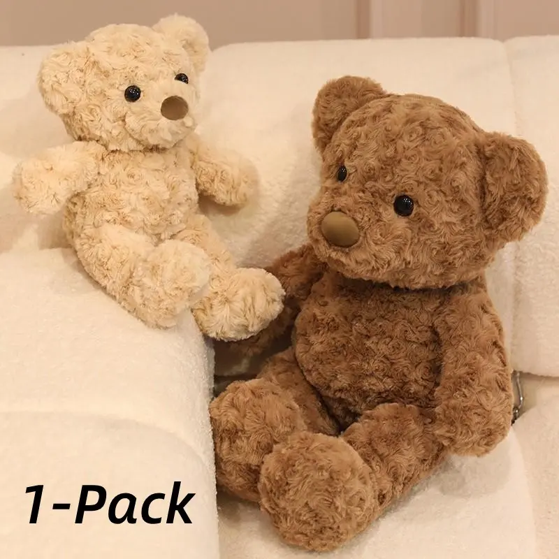 Cute Bear Plush Toy, Teddybear Stuffed Animal, Cuddly Stuffed Animal, Soft Hugging Sofa Doll Pillow, Stuffed Animal Gifts, Valentine's Day Gift for Girlfriend, Proposal Gift, Mother's Day Gift
