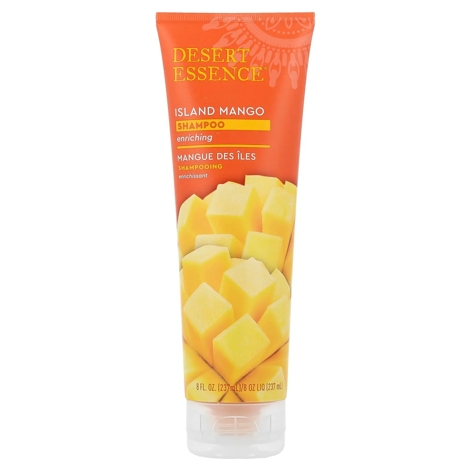 Desert Essence Shampoo, Island Mango, 8 fl oz (237 ml)