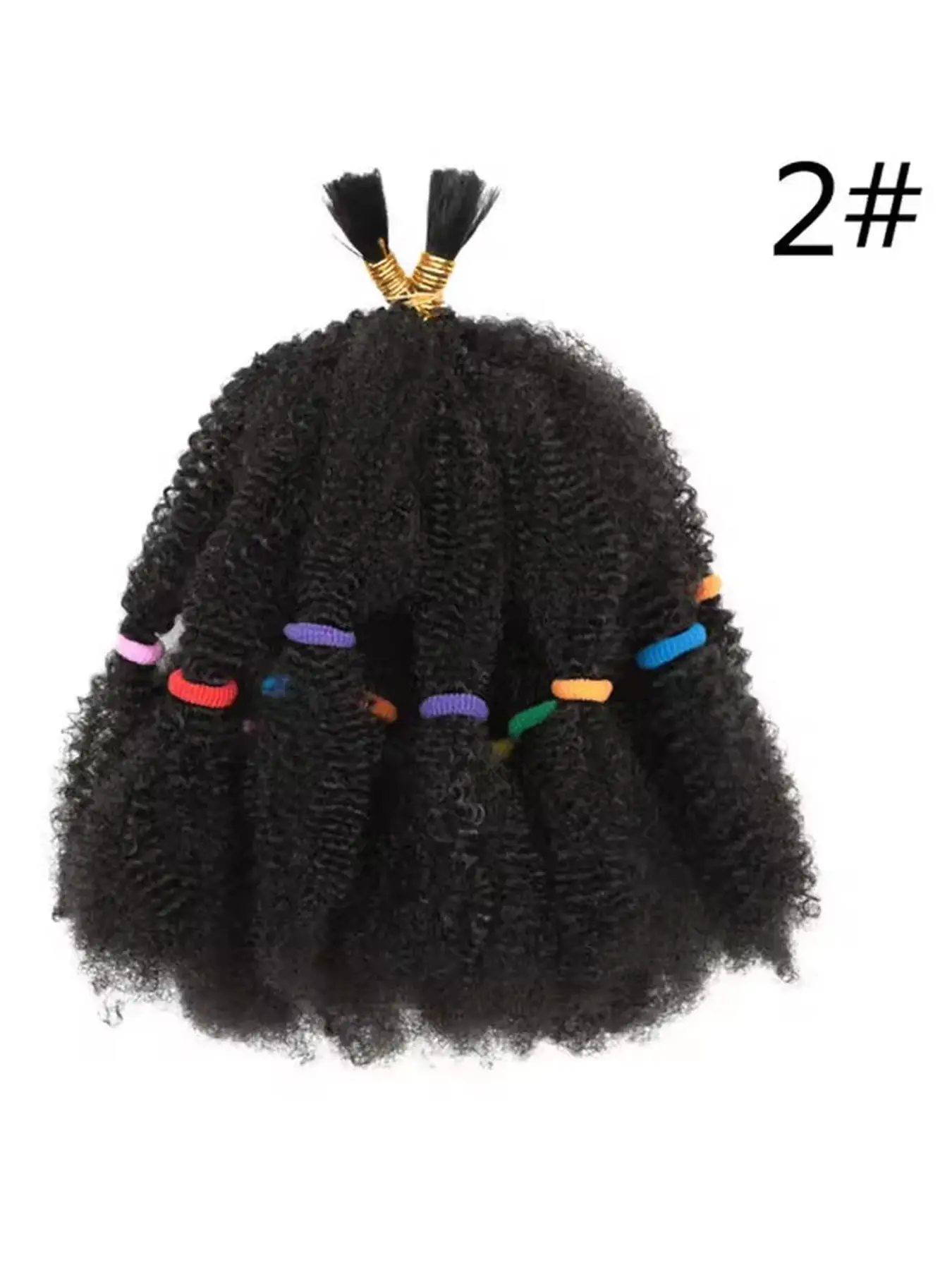 Afro Kinky Hair 12 inch Pre Stretched Fluffy Afro Kinky Afro Kinky Twist Hair Braiding Hair Kinky Twist Crochet Braids Synthetic Hair Extensions Knotless Crochet Hair Synthetic Hair Texture