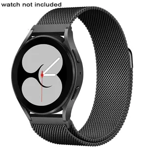 Stainless Steel Watch Band, Smartwatch Strap, Smart Watch Straps, Quick Release Watch Band for Samsung Galaxy Watch 4 44mm 40mm/Active 2/Gear S2 S3 S4, Smart Watch Accessories, Wearable