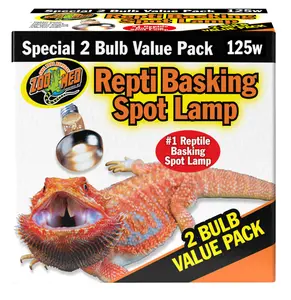 Zoo Med Repti Basking Spot Lamp 1ea/125 W, 2 pk