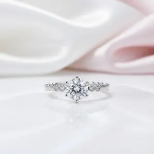 1.0 Ct D Color VVS1 Diamond Option Vintage Ring
