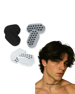 Jawline Exerciser for Men & Women – 6 Pcs Silicone Jaw Trainer with 3 Resistance Levels, BPA Free Jaw Shaper & Face Exerciser for Beginner, Intermediate & Advanced Users