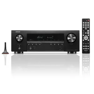 Denon AVR-S670H 5.2 Ch Home Theater Receiver, 8K UHD HDMI Receiver (75W x 5), Streaming via Built-in HEOS Bluetooth & Wi-Fi, Dolby TrueHD, Dolby Pro Logic II DTS HD Surround Sound System for TV Audio Remote Smartphone