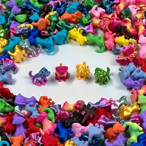 100 Colorful Dog Statues, 3D Printed Mini Dogs for Collection and Home Decor, Office Desk and Shelf Decoration, Perfect Gift, High-Quality Plastic, Indoor/outdoor Use