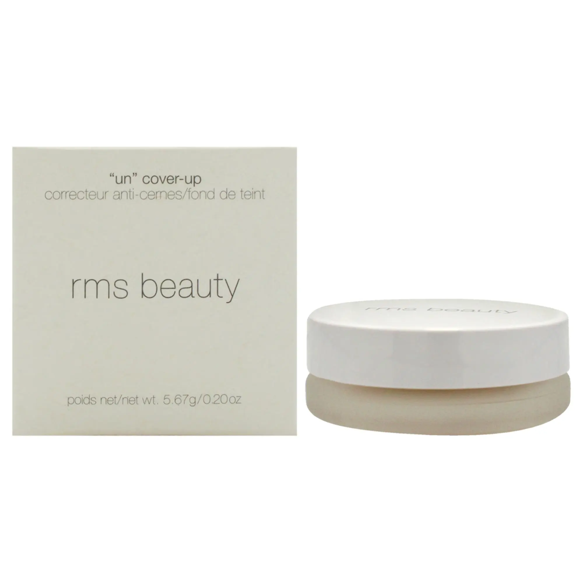 RMS Beauty UN Cover-Up Concealer - 000 Snow Whites, Flawless Radiant Makeup for Women, Natural Look, 0.20oz, Face Blemish