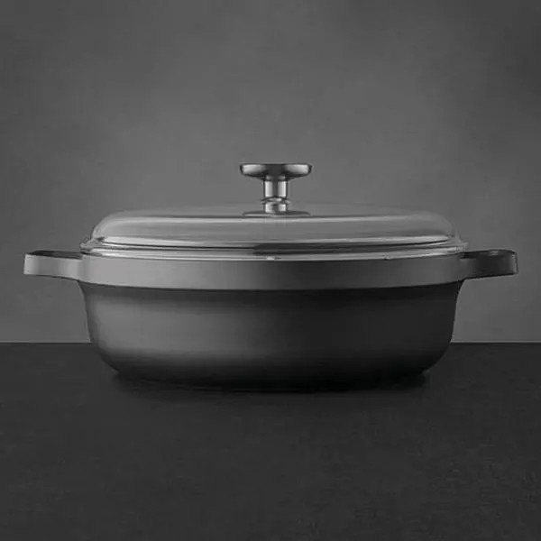 BergHoff Gem 11" 5-Quart Non-Stick Covered Two-Handle Saute Pan