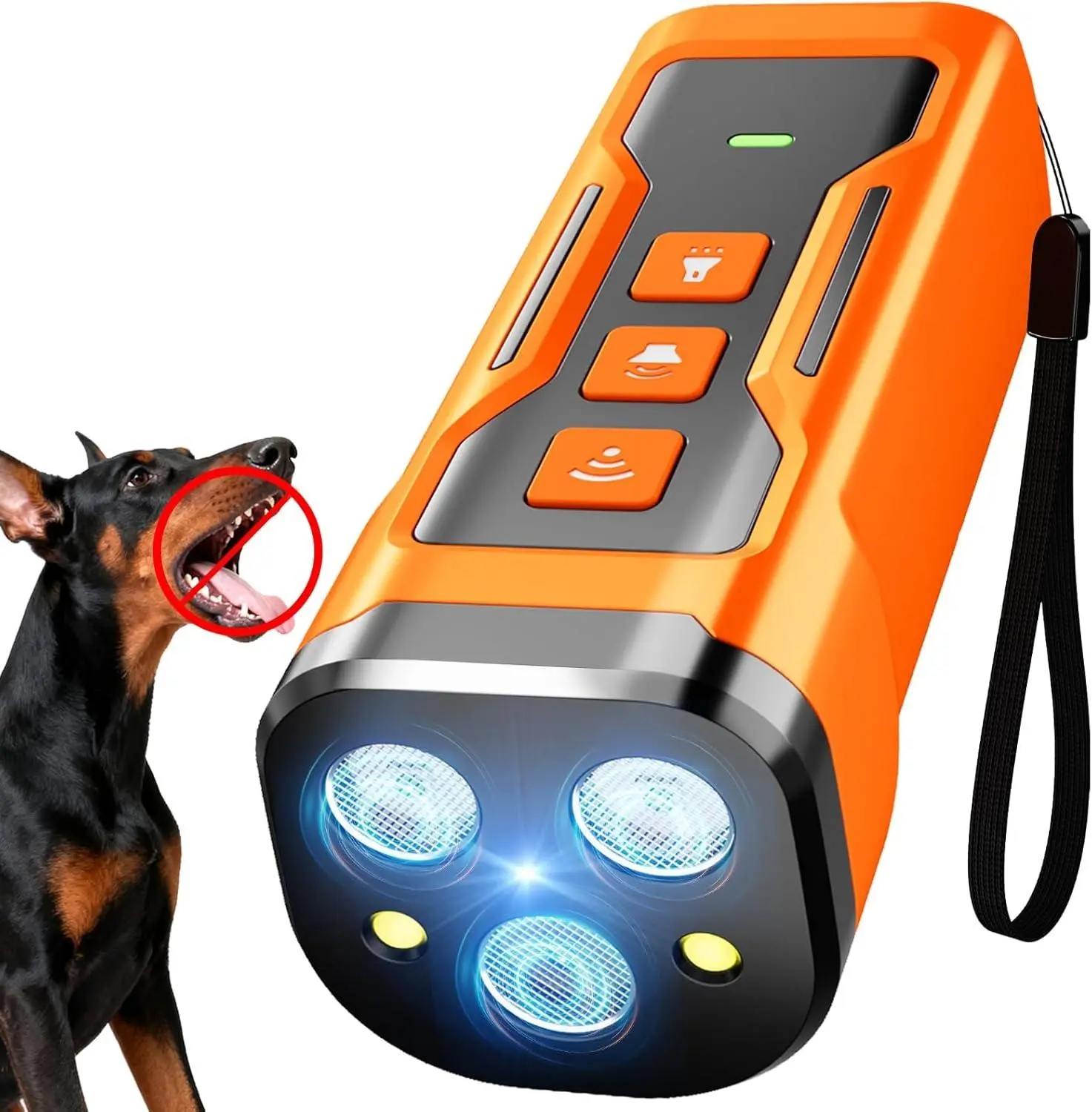 Dog Bark Deterrent Devices, 3X Ultrasonic Anti Barking Device for Dogs, 33 FT Range Barks No More Indoors Neighbor Outdoors Safe & Humane Compact Box Bark Control for Dog Training Behavior Correct