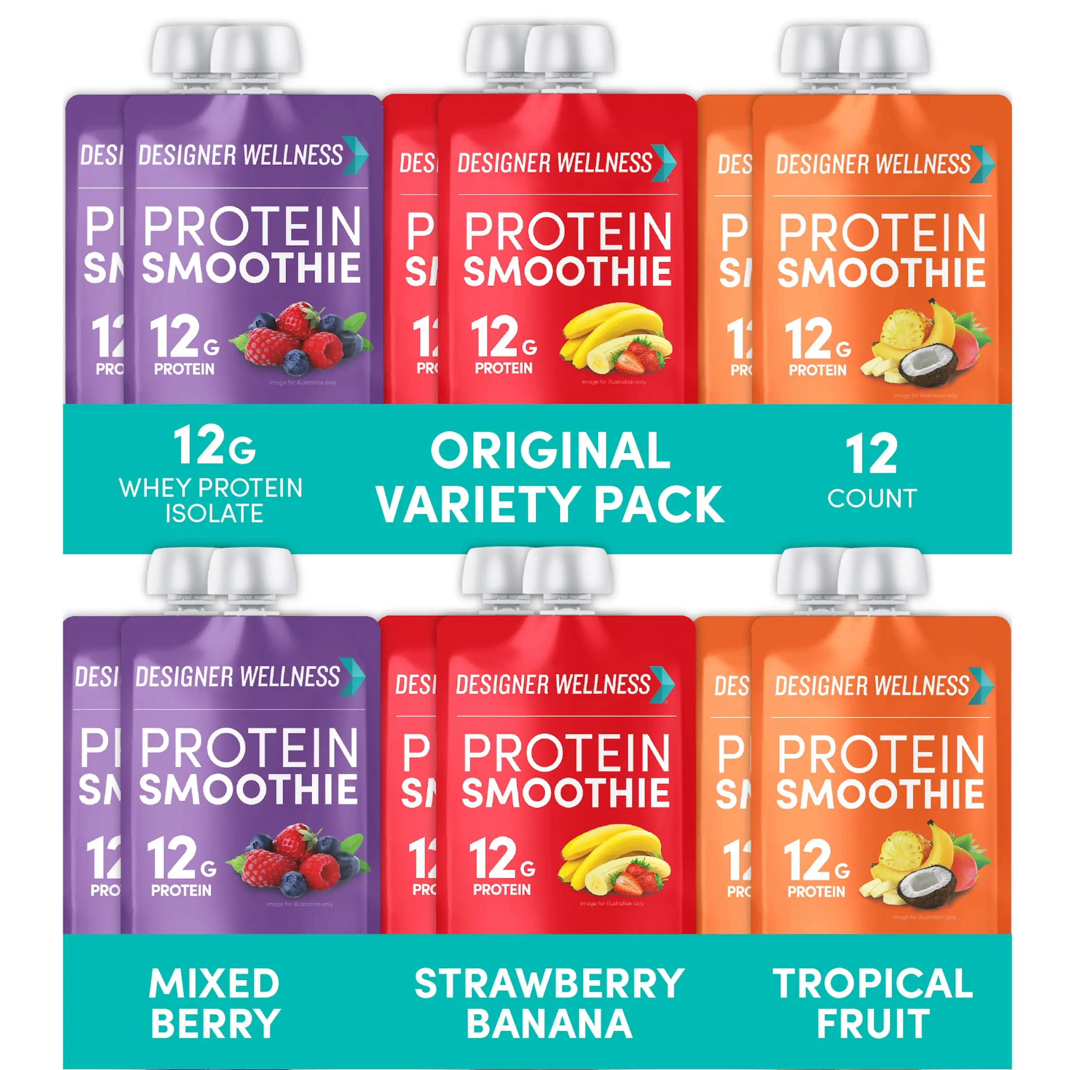 Protein Smoothie Original Variety  - 12 pack