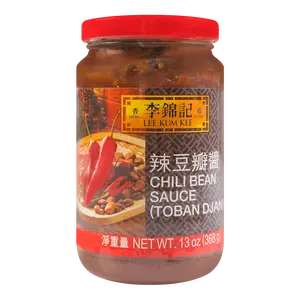Lee Kum Kee Hong Kong Style Chili Bean Paste 368g - Authentic Sichuan Flavor, Spicy Fermented Broad Bean Sauce for Stir-fry, Marinades, and Dips