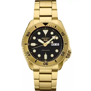 Seiko 5 Sports U.S. Special Creation 42.5 mm Black Dial Men's Watch (SRPK18)