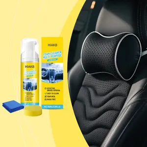 HIAKB 4-in-1 Multi-Enzyme Foam Spray Cleaner - Heavy Duty Deep Cleaning House & Car Detailing Products, Stain Removal for Car Interior & Sofa